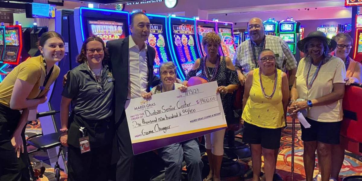 Mardi Gras Casino & Resort’s Giving Back to the Dunbar Senior Center