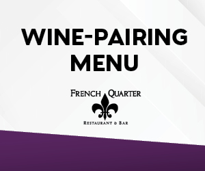 Wine-Pairing Menu at the French Quarter Restaurant & Bar