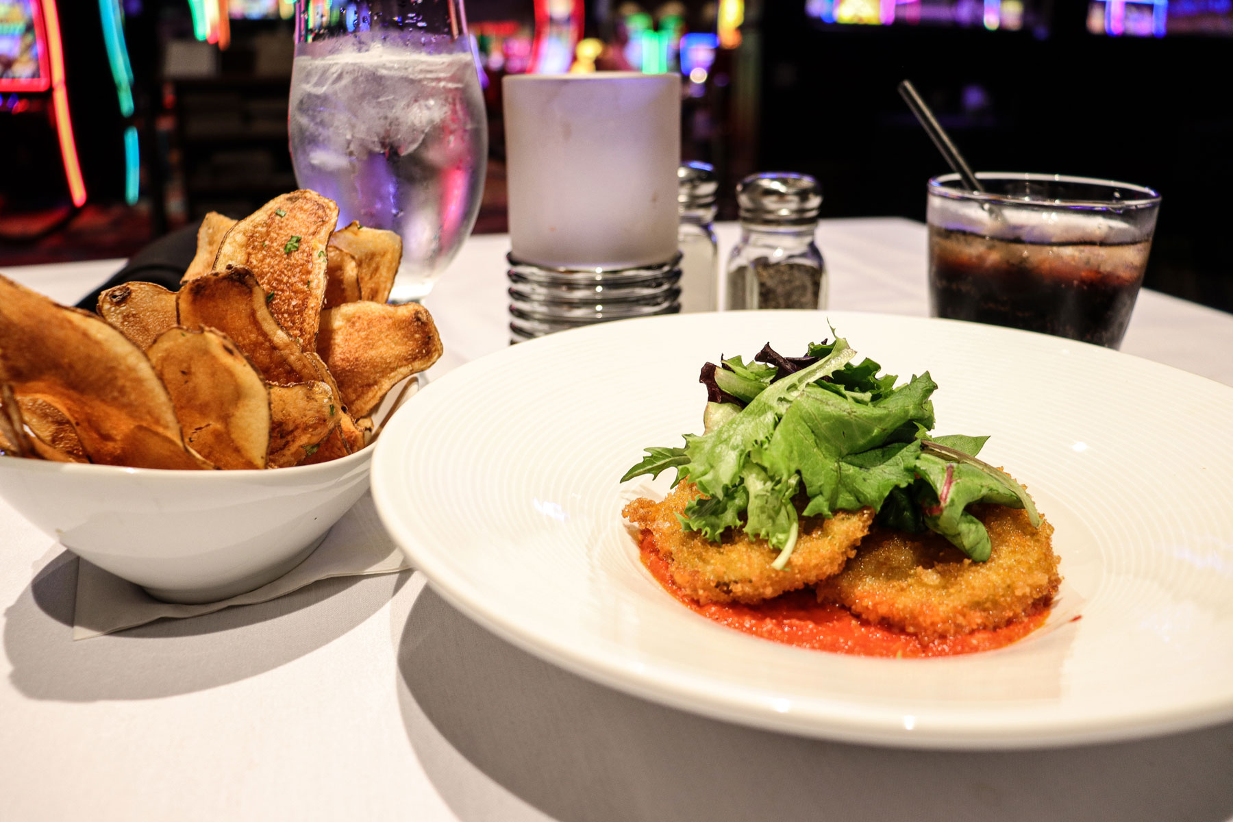 The French Quarter - Bowl of chips and another dish
