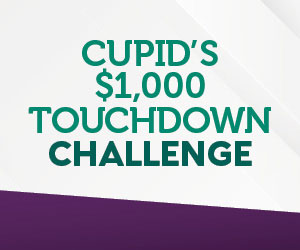 Cupid's $1,000 Touchdown Challenge