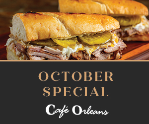 October Special Cafe Orleans