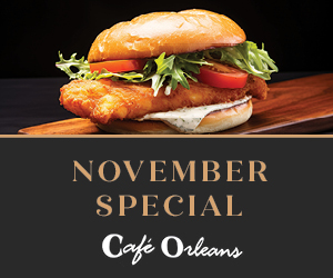 November Special Cafe Orleans