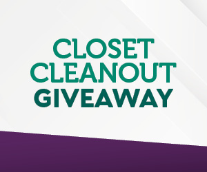 Closet Cleanout Giveaway
