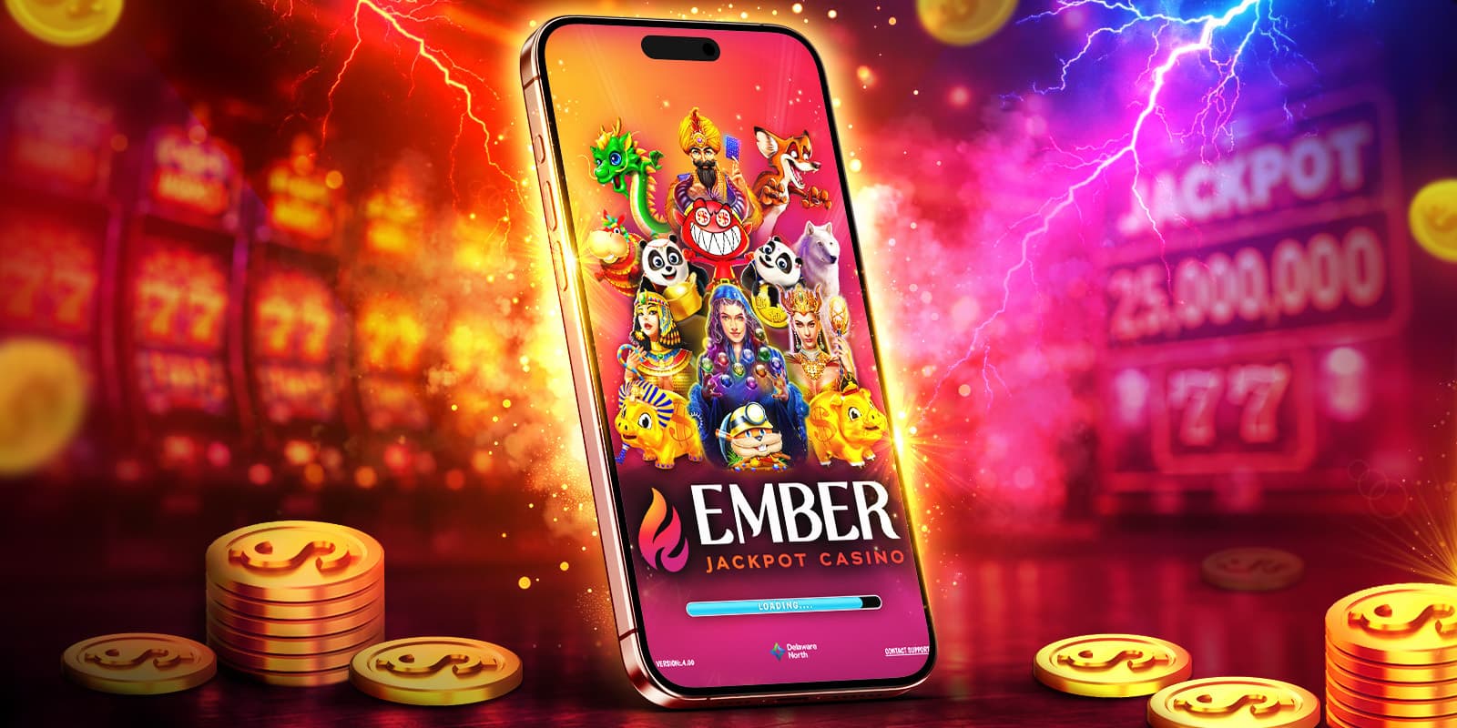 Meet Ember Casino, the new app that lets you bring the fun home with over 1,000 games. Slots. Tables. Live Dealer. It’s all on your phone.