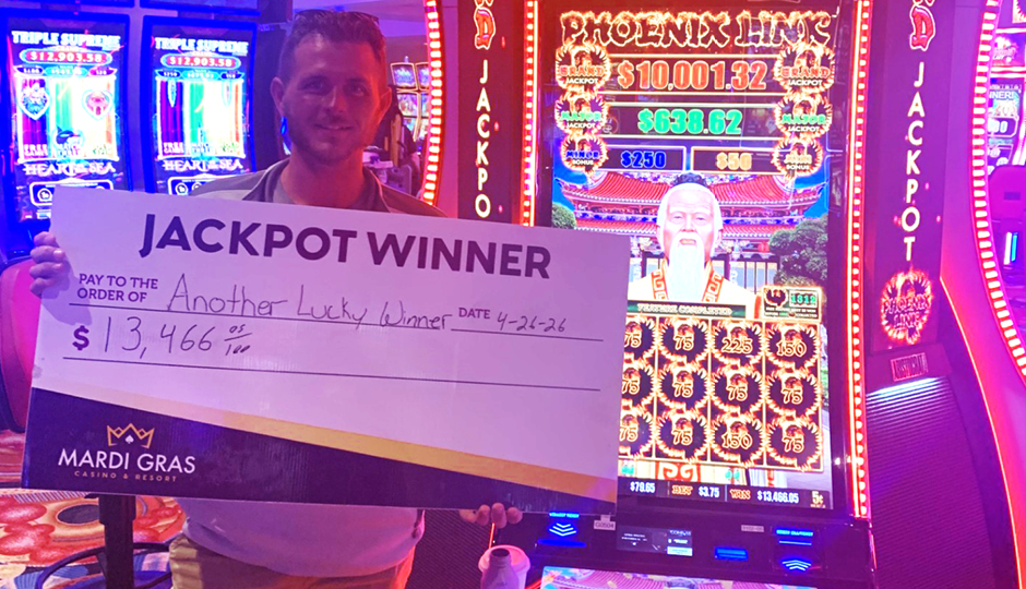Jared won 13,466.05 on Phoenix Link