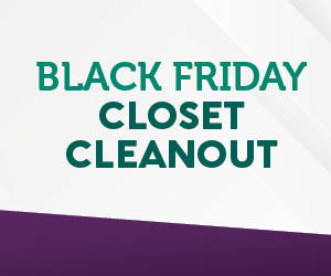 Black Friday Closet Cleanout
